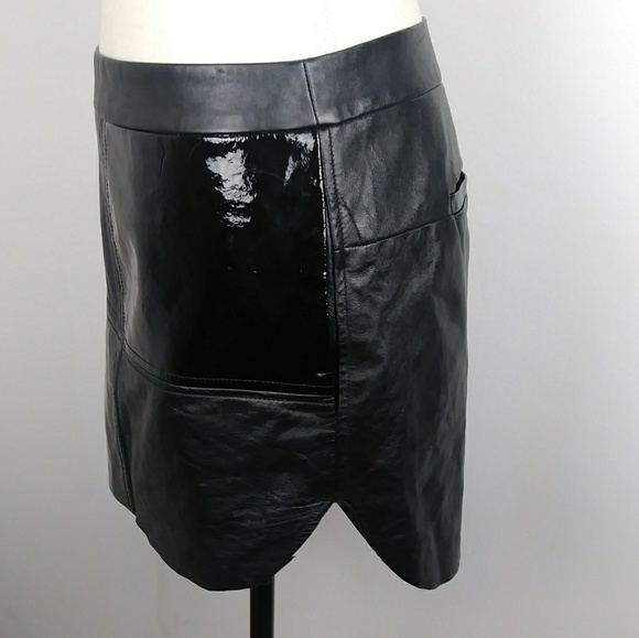 Kora rae checkmate leather mini skirt - Picture 4 of 8